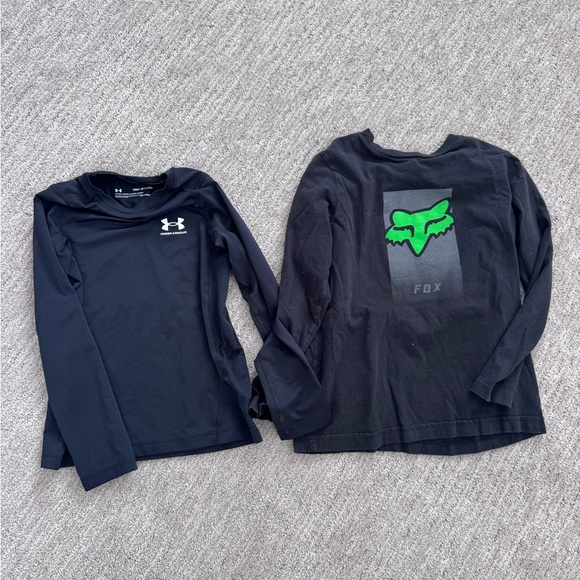 Boys small/ 6/7 fox/under armour long sleeve bundle - Picture 1 of 5